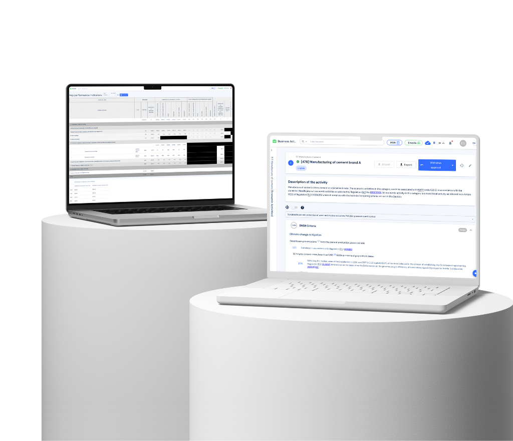Envoria Module Header EU Taxonomy