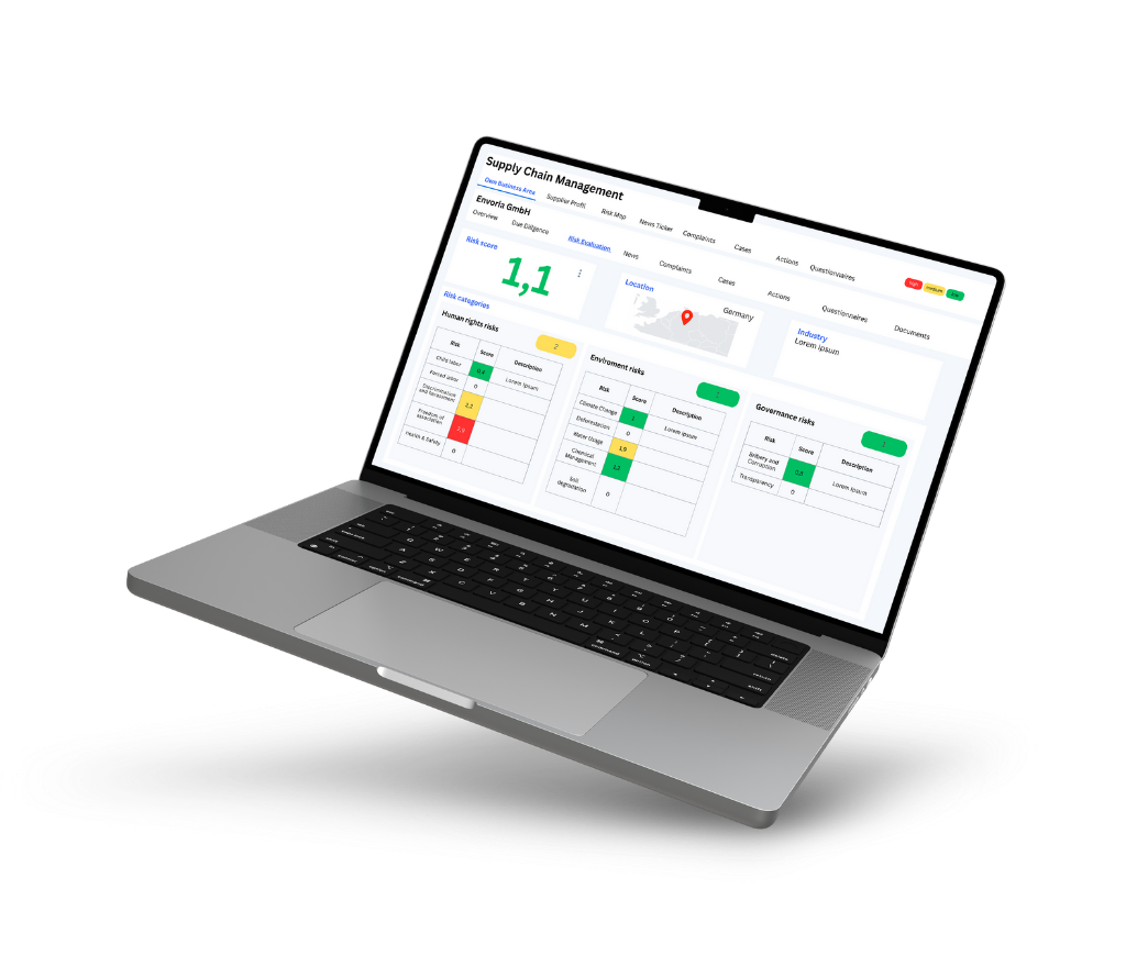 Envoria Module Header Supply Chain Management