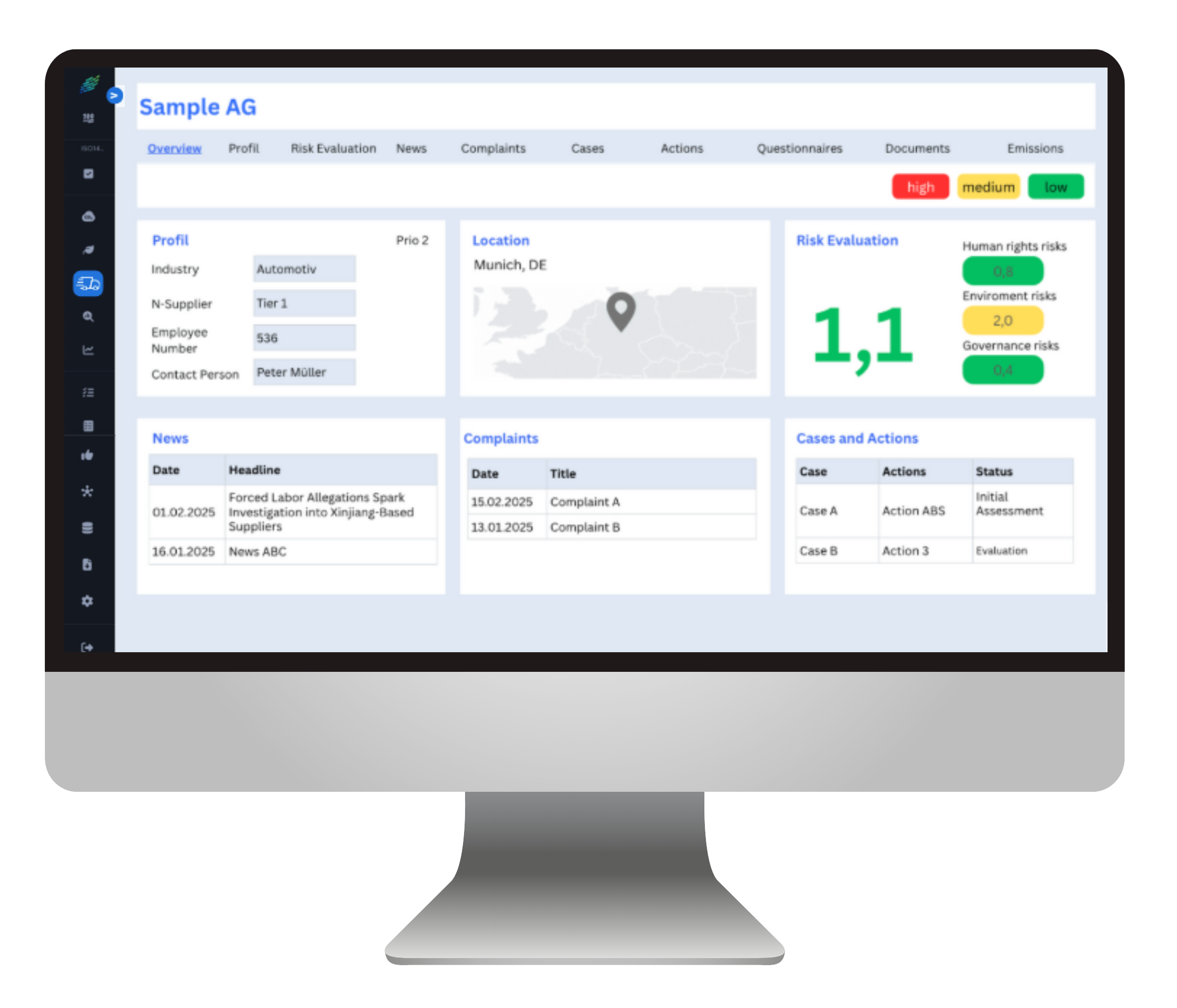 Envoria Supply Chain Management Supplier Pool Supplier Sample
