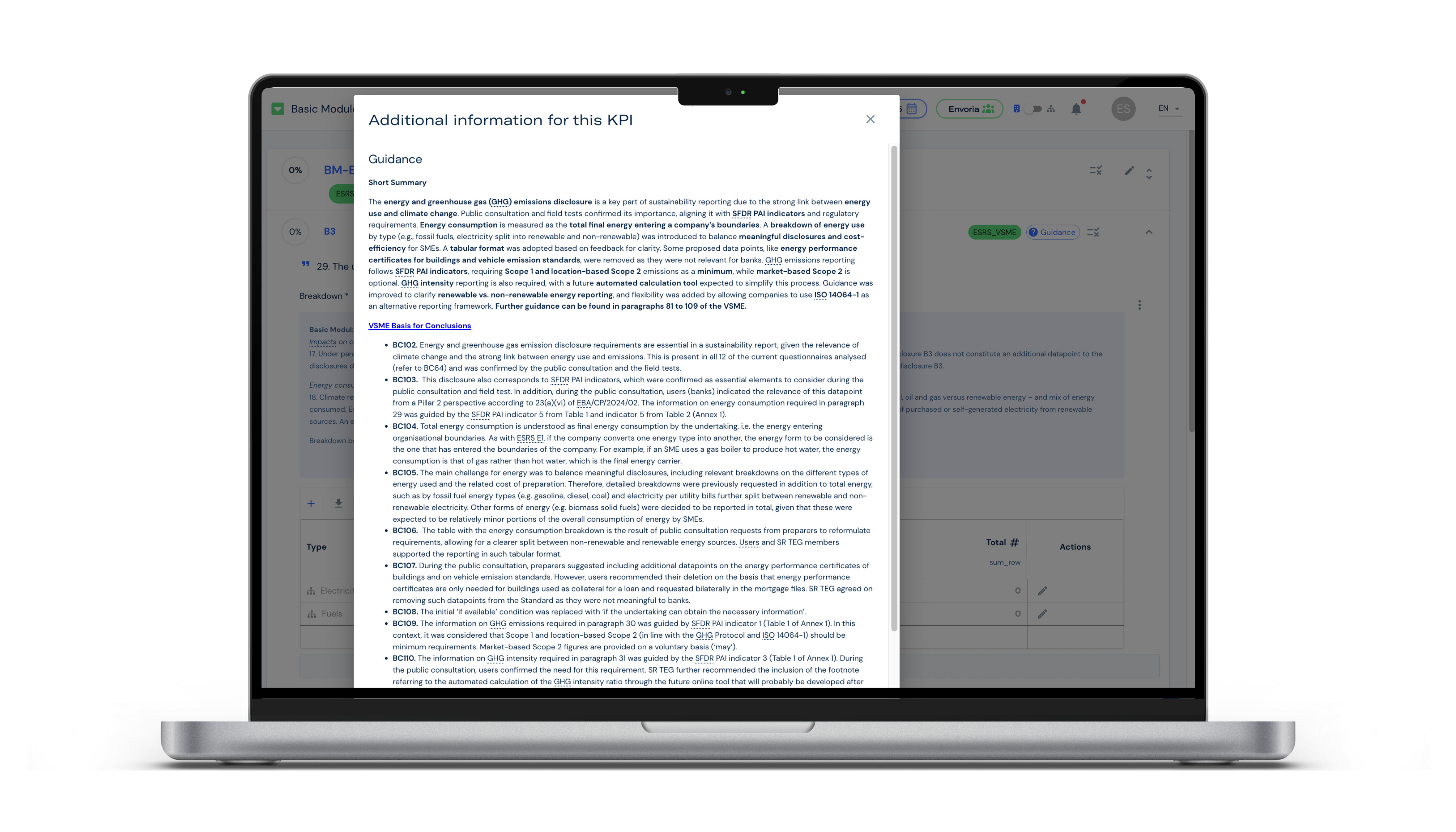 Envoria VSME KPI Guidance