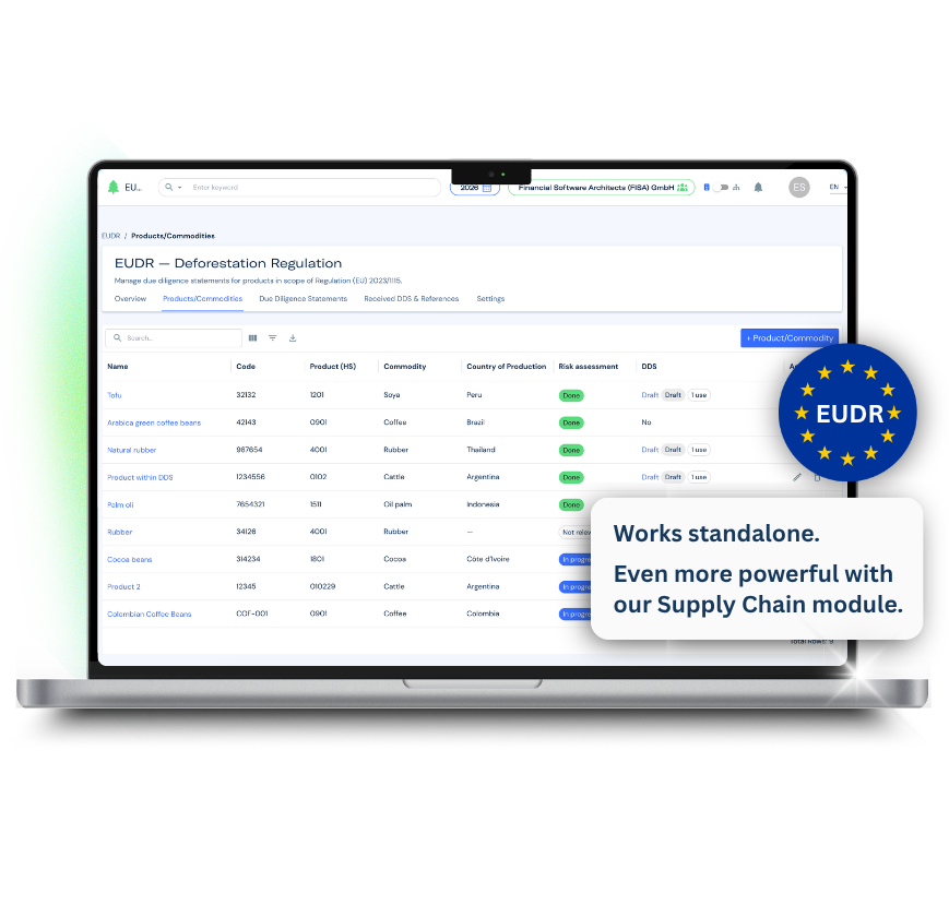 Header Envoria EUDR Software