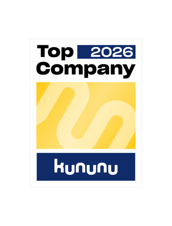 Kununu Top Company 2026 weißer Rahmen