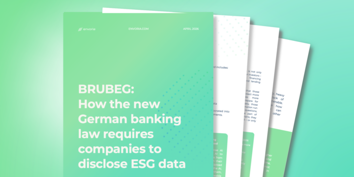 BRUBEG: How the new German banking law requires companies to disclose ESG data