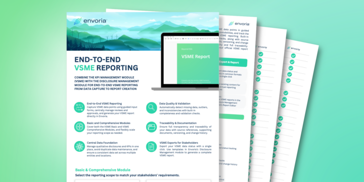 VSME Reporting Brochure (KPI Management Module)